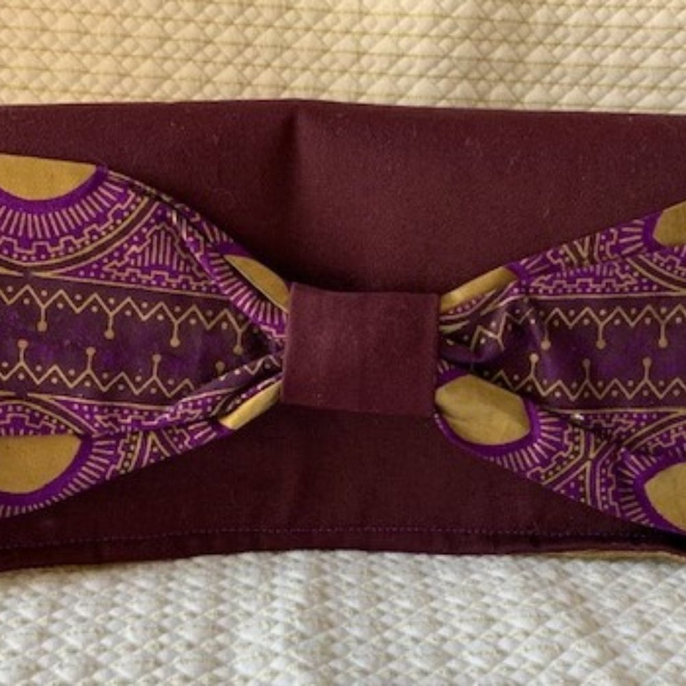 African Print Accessory Travel Bag